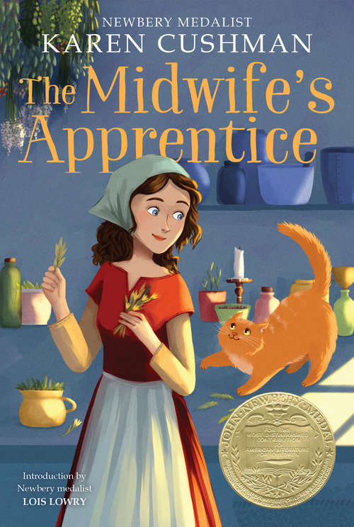 Book cover of The Midwife's Apprentice: A Newbery Award Winner (Fountas & Pinnell LLI Blue)