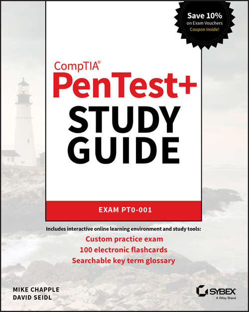 Book cover of CompTIA PenTest+ Study Guide: Exam PT0-001