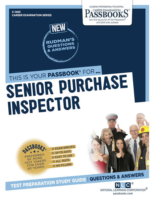 Book cover of Senior Purchase Inspector: Passbooks Study Guide (Career Examination Series)