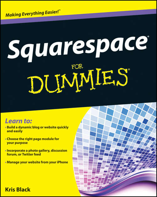 Book cover of Squarespace For Dummies