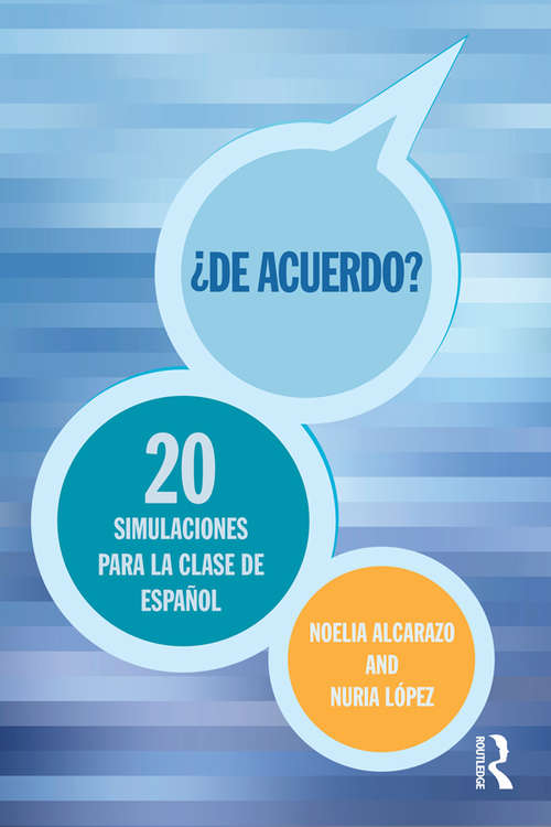 Book cover of ¿De acuerdo? 20 simulaciones para la clase de español