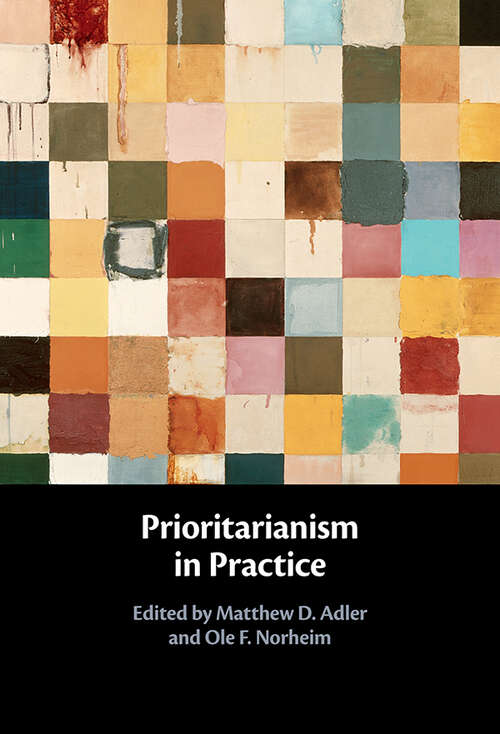 Book cover of Prioritarianism in Practice