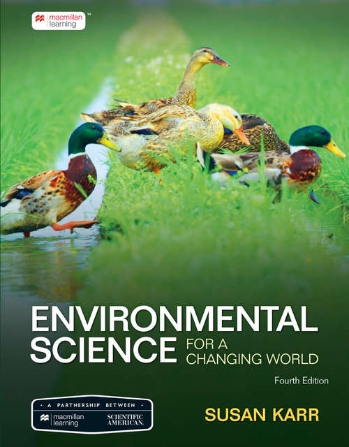 Book cover of Scientific American Environmental Science for a Changing World (Fourth Edition)