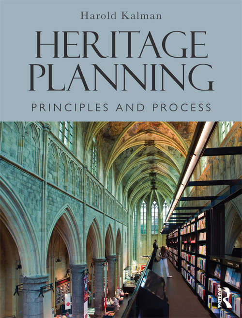 Book cover of Heritage Planning: Principles and Process