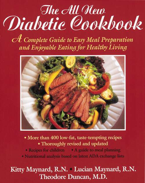 Book cover of The All-New Diabetic Cookbook: A Complete Guide to Easy Meal Preparation and Enjoyable Eating for Healthy Living