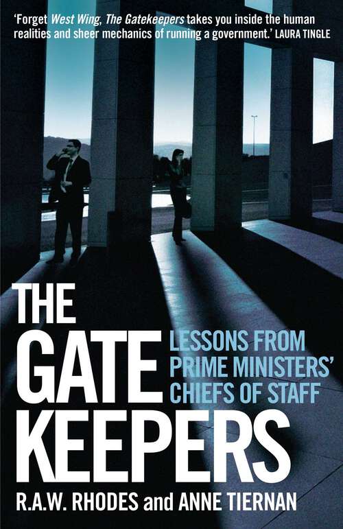 Book cover of Gatekeepers: Lessons from prime ministers' chiefs of staff