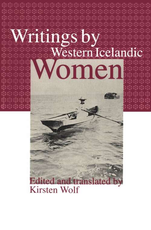 Book cover of Writings by Western Icelandic Women