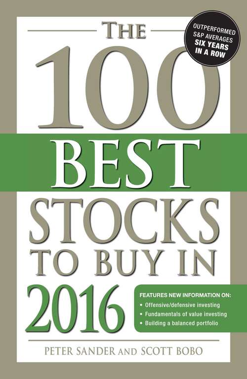 Book cover of The 100 Best Stocks to Buy in 2016