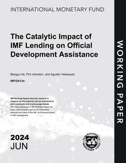 Book cover of The Catalytic Impact of IMF Lending on Official Development Assistance (Imf Working Papers)