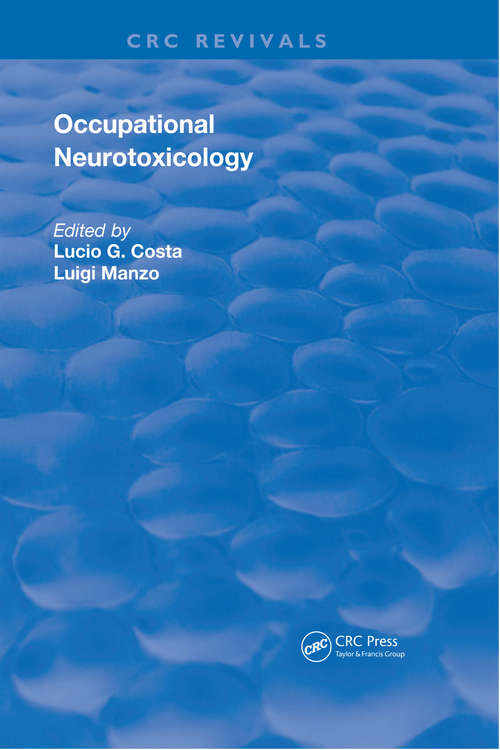 Book cover of Occupational Neurotoxicology (Routledge Revivals)