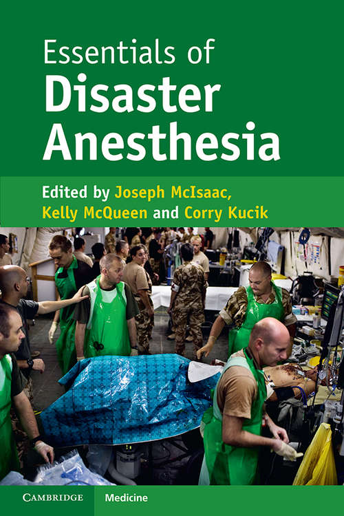 Book cover of Essentials of Disaster Anesthesia