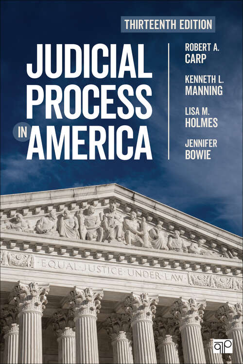 Book cover of Judicial Process in America (Thirteenth Edition)