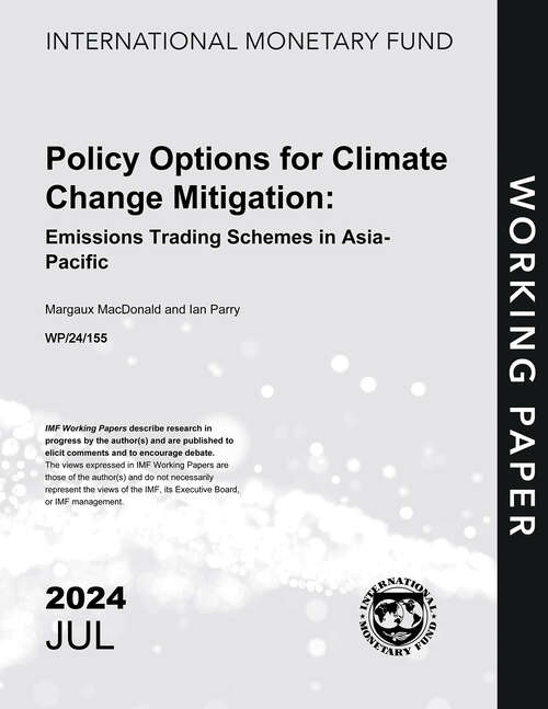 Book cover of Policy Options for Climate Mitigation: Emissions Trading Schemes in Asia-Pacific (Imf Working Papers)