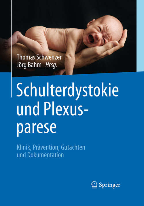 Book cover of Schulterdystokie und Plexusparese