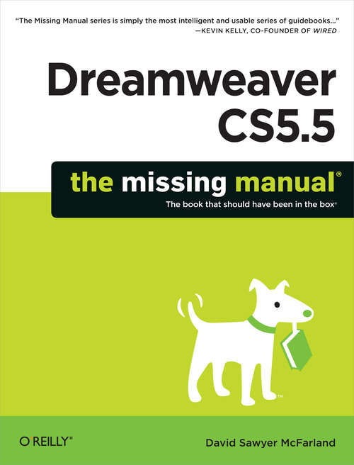 Book cover of Dreamweaver CS5.5: The Missing Manual (Missing Manual)