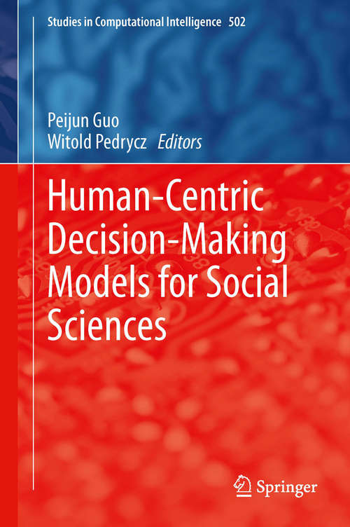 Book cover of Human-Centric Decision-Making Models for Social Sciences