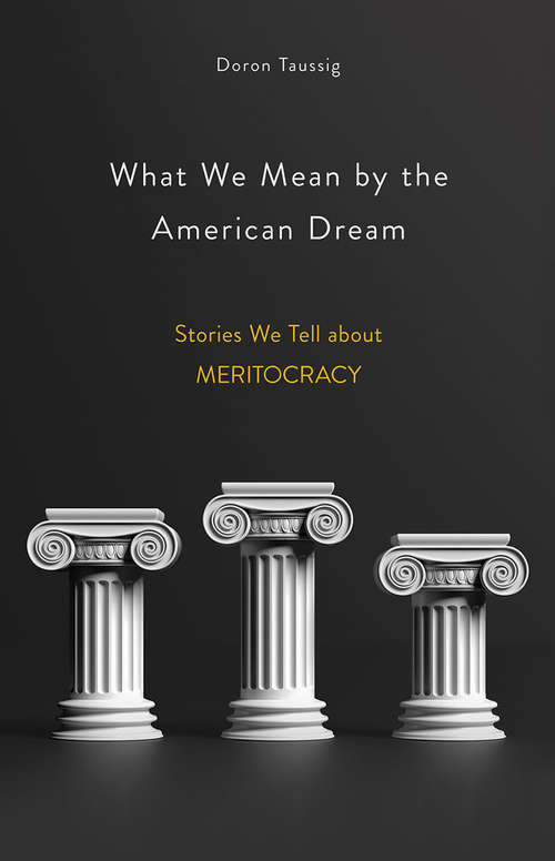 Book cover of What We Mean by the American Dream: Stories We Tell about Meritocracy