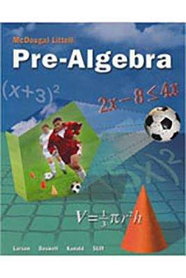 Book cover of Pre-Algebra