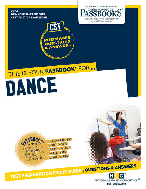 Book cover of Dance: Passbooks Study Guide (New York State Teacher Certification Examination Series (NYSTCE))