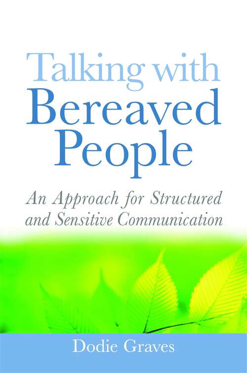 Book cover of Talking with Bereaved People