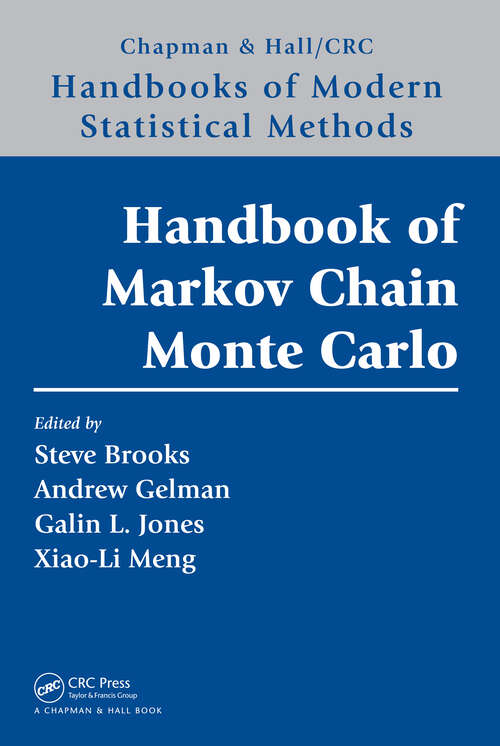 Book cover of Handbook of Markov Chain Monte Carlo (Chapman & Hall/CRC Handbooks of Modern Statistical Methods)