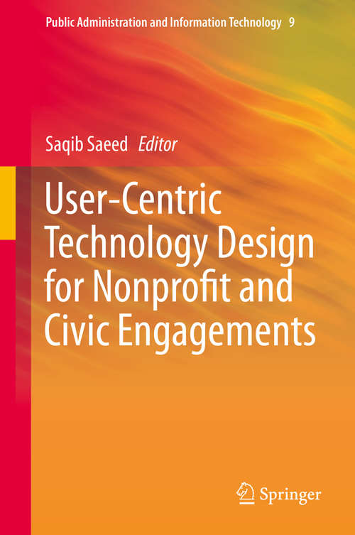 Book cover of User-Centric Technology Design for Nonprofit and Civic Engagements