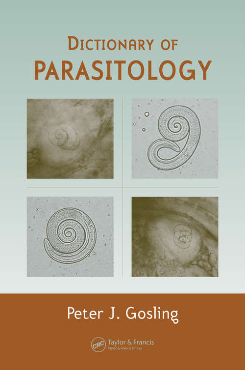 Book cover of Dictionary of Parasitology