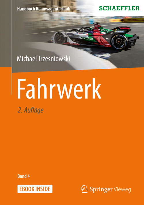 Book cover of Fahrwerk (2. Aufl. 2019) (Handbuch Rennwagentechnik #4)