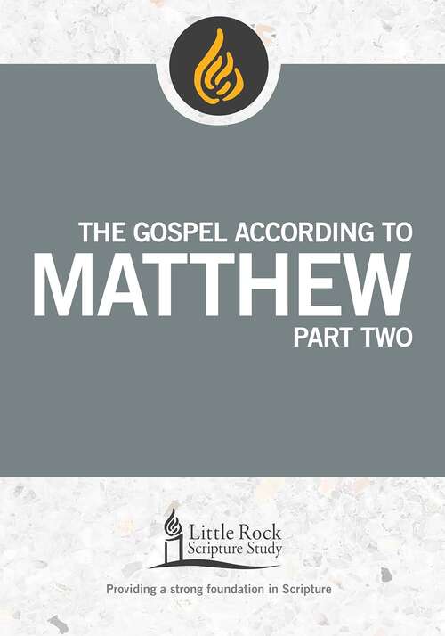 Book cover of The Gospel According to Matthew: Part Two