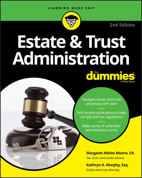 Book cover of Estate & Trust Administration For Dummies