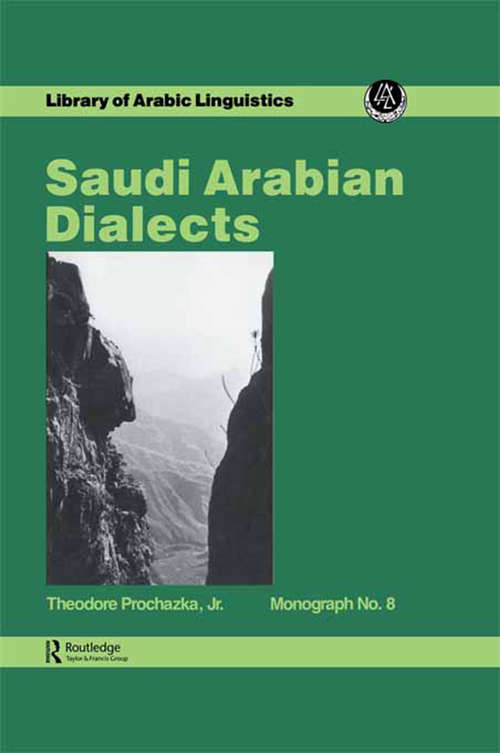 Book cover of Saudi Arabian Dialects