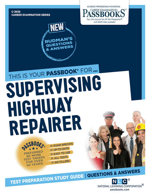 Book cover of Supervising Highway Repairer: Passbooks Study Guide (Career Examination Series)