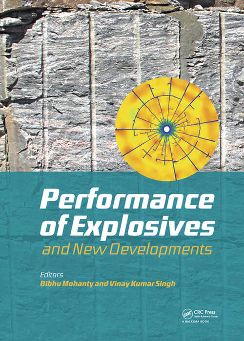 Book cover of Performance of Explosives and New Developments (1)