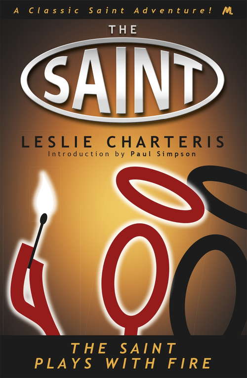 Book cover of The Saint Plays with Fire