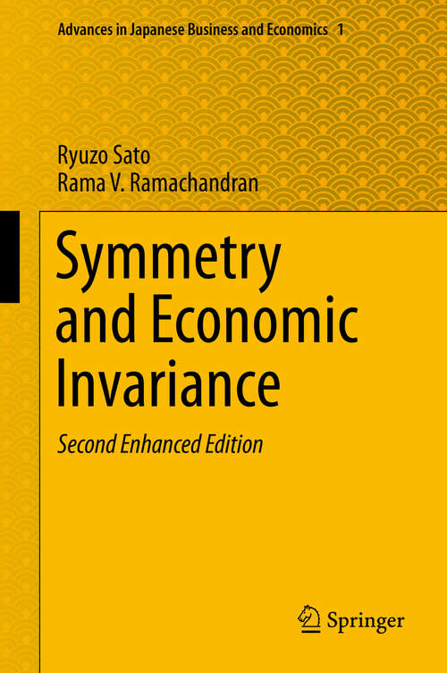 Book cover of Symmetry and Economic Invariance