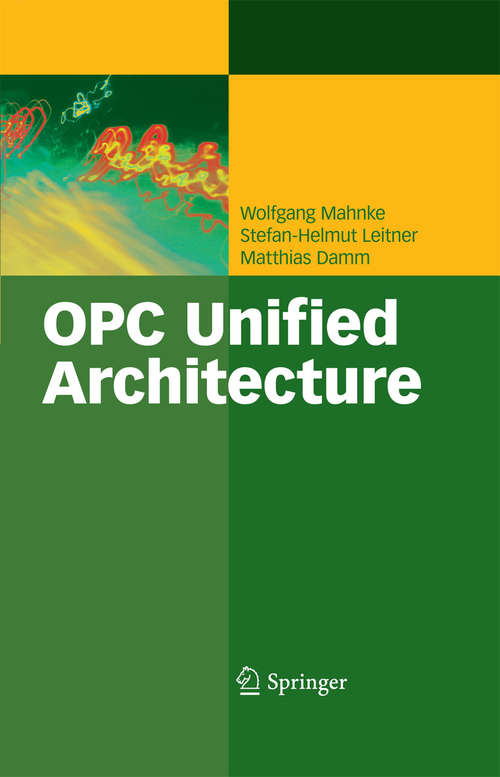 Book cover of OPC Unified Architecture