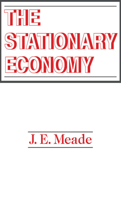 Book cover of The Stationary Economy