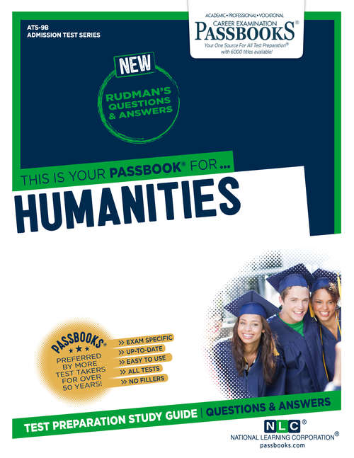 Book cover of HUMANITIES: Passbooks Study Guide (Admission Test Series)