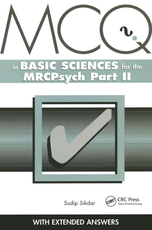 Book cover of MCQs in Basic Sciences for the MRCPsych, Part Two