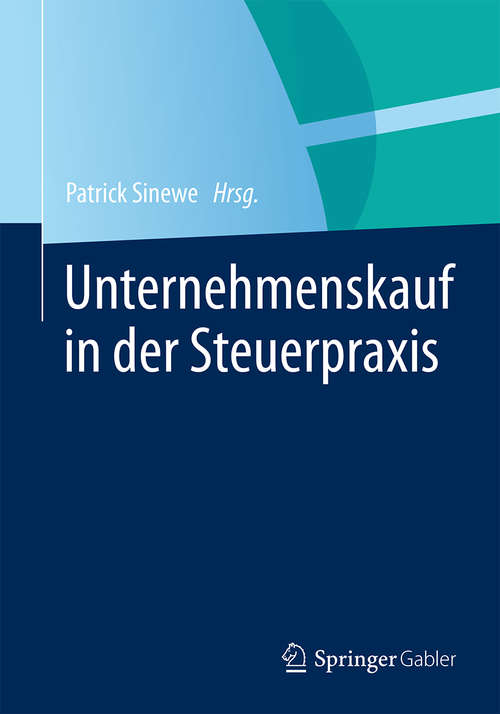 Book cover of Unternehmenskauf in der Steuerpraxis