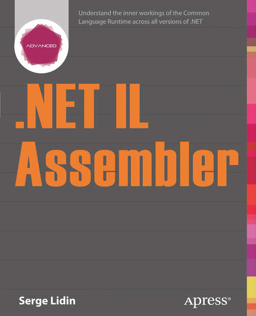 Book cover of .NET IL Assembler