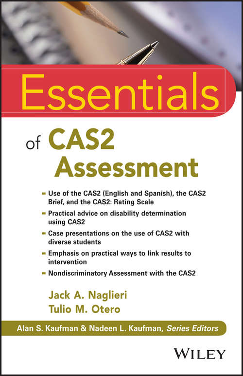 Book cover of Essentials of CAS2 Assessment (Essentials of Psychological Assessment)