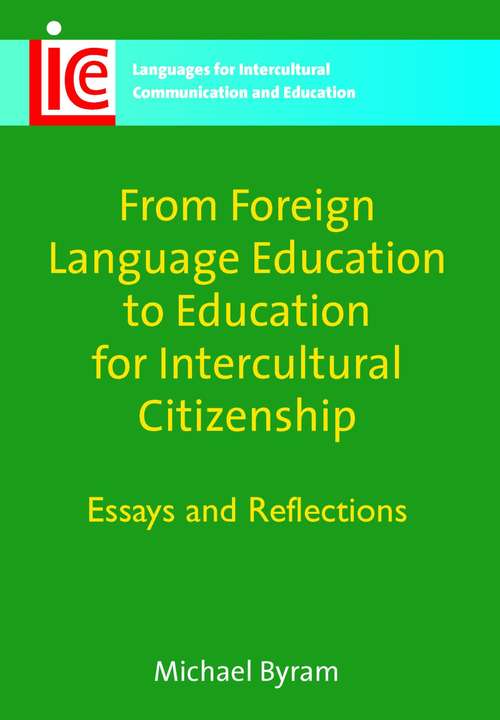Book cover of From Foreign Language Education to Education for Intercultural Citizenship