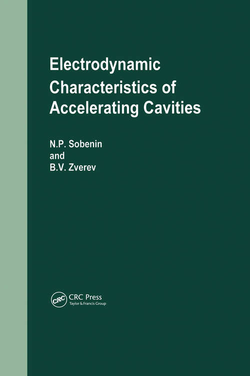 Book cover of Electrodynamic Characteristics of Accelerating Cavities