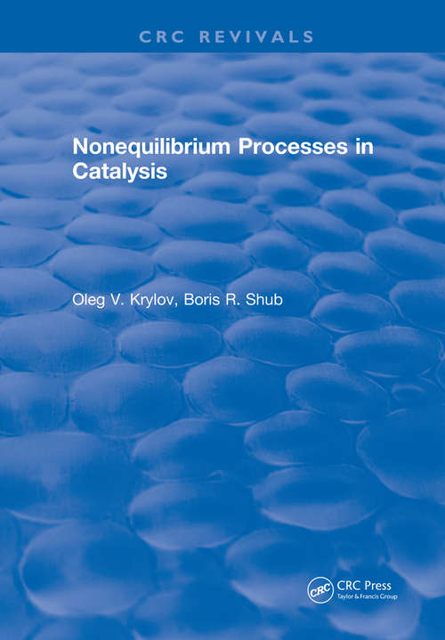 Book cover of Nonequilibrium Processes in Catalysis