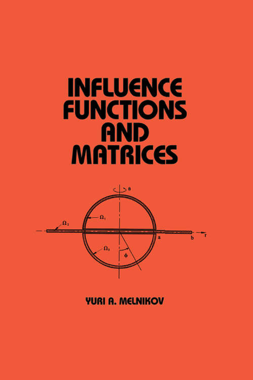 Book cover of Influence Functions and Matrices