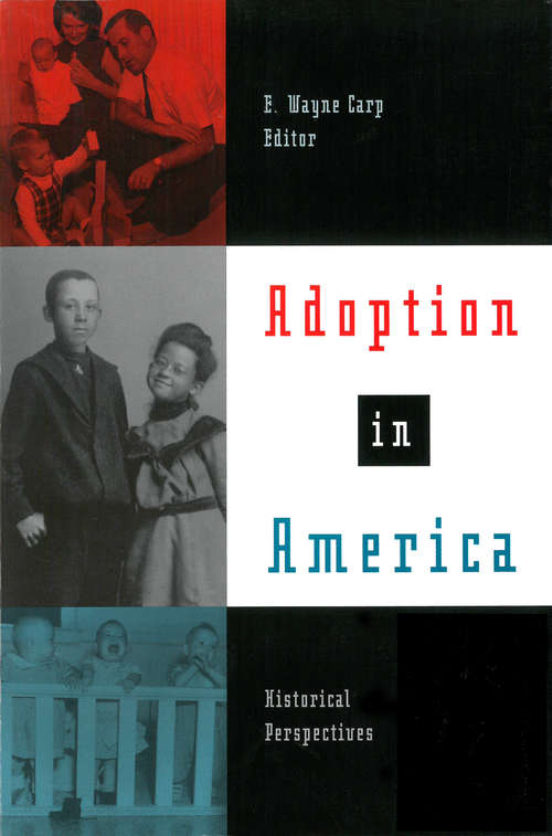 Book cover of Adoption in America