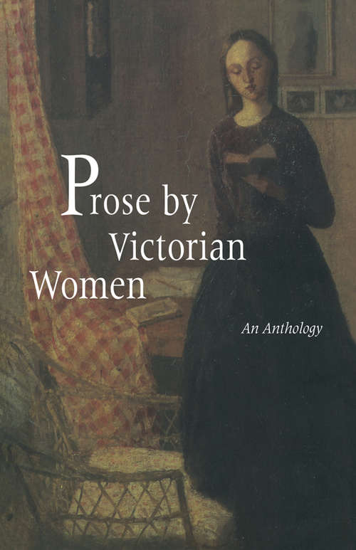 Book cover of Prose by Victorian Women: An Anthology