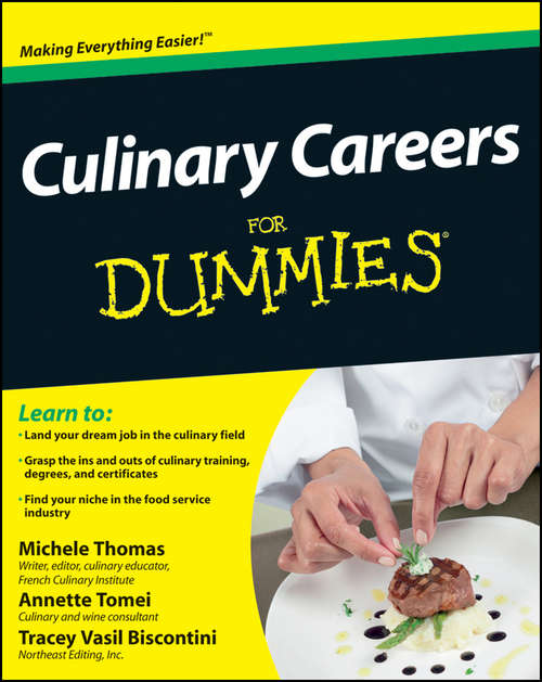 Book cover of Culinary Careers For Dummies