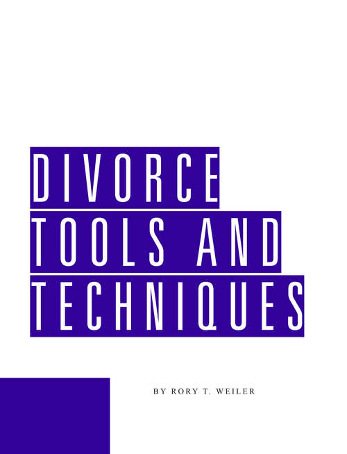 Book cover of Divorce Tools & Techniques